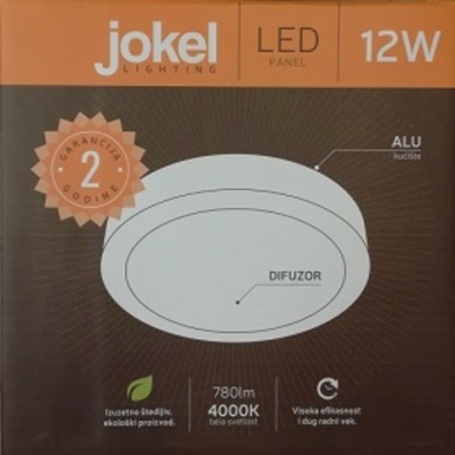 AL1003 LED panel 12W nadgradni okrugli AC220-240V 170x32mm 4000K JOKEL