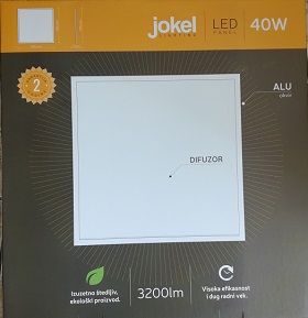 AL1001 Jokel LED panel 40W 595X595X9mm 6500K IP20