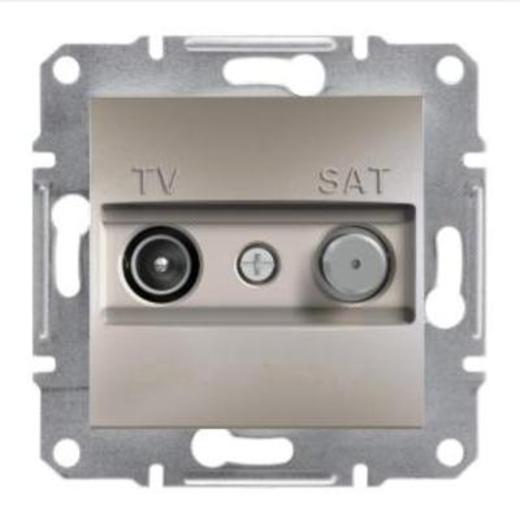 EPH3400269 TV-SAT prolazna utičnica (4dB), bez rama, bronza