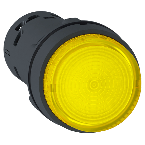 XB7NW38B1 Svetleći taster - LED - sa povratkom -1NO - žuti - 24V