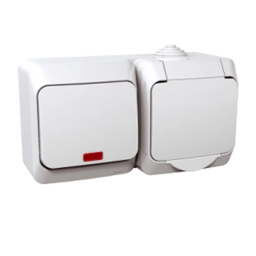  WDE000501 WDE000501 Cedar Plus - jednostruka utičnica šuko+ 1P prekidač -16A(X),lokator.lampica,bela Cedar Plus, jednostruka utičnica šuko+1p prekidač -16A(X),lokator.lampica,bela. prezentacija uređaja: kompletan proizvod - signalna lampica: lokatorska lampica - nijansa boje poklopca: bela.