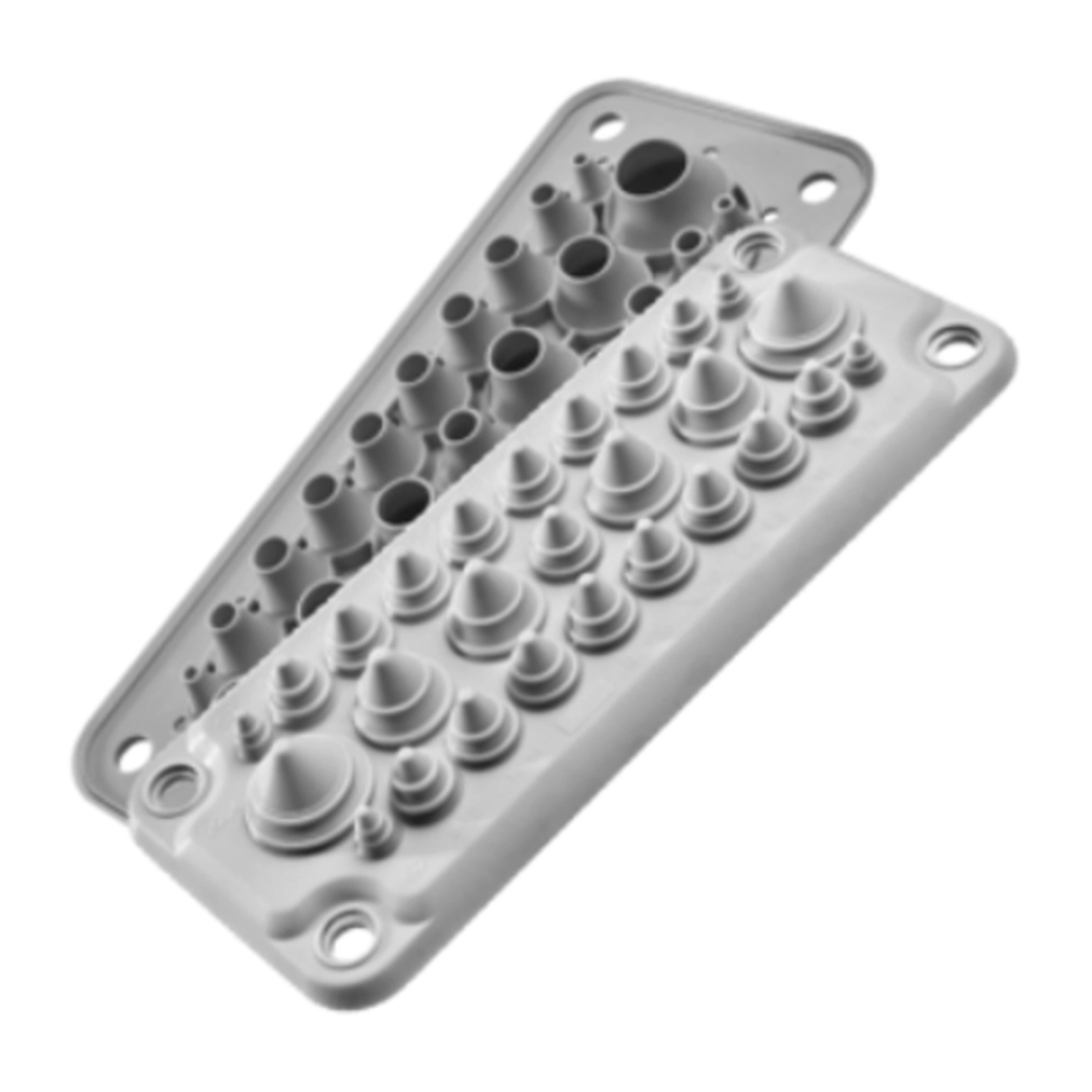  MBA1C27G11 MBA1C27G11 MC 25/27 univerzalna uvodna ploča IP 66/67, 222x92mm 