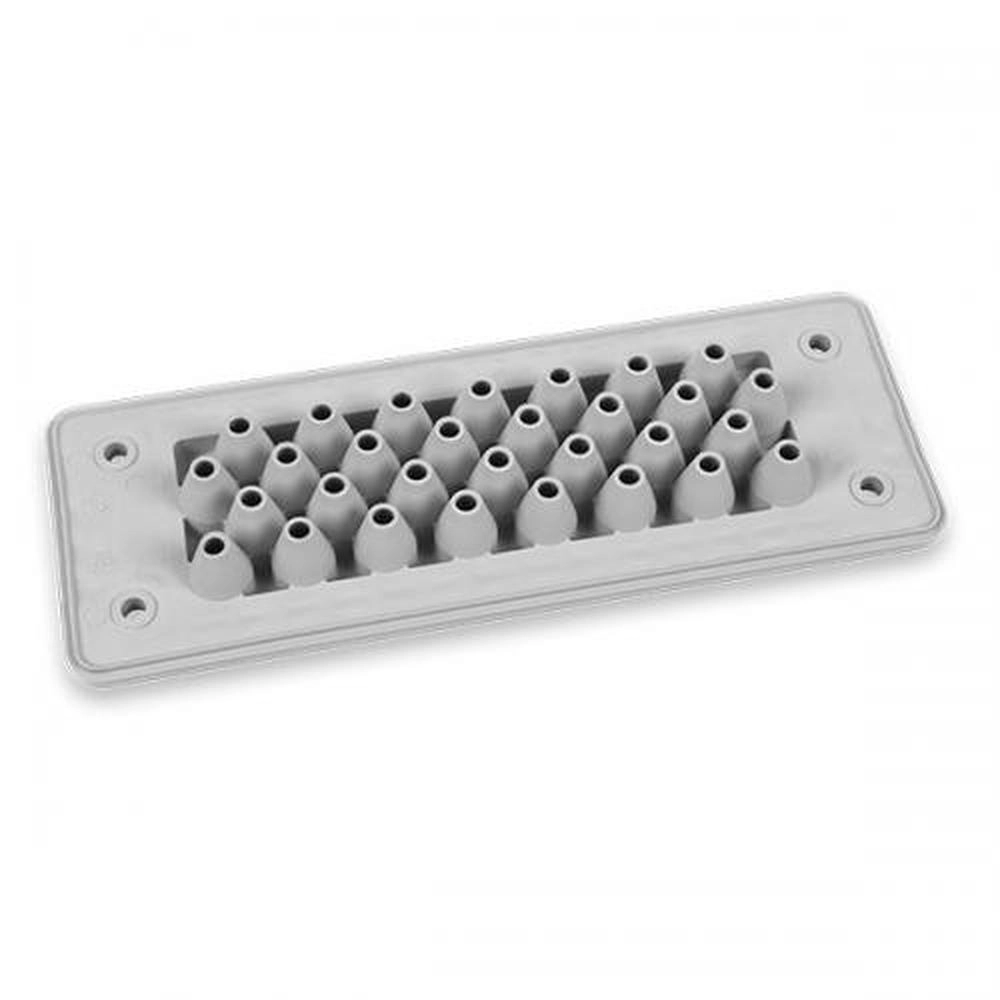  MBA8N30X10 MBA8N30X10 MH 24 univerzalna uvodna pločaa F 30-1 IP65 RAL 7035, 154x56mm 