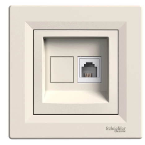  EPH4100123 EPH4100123 Asfora - jednostruka telefonska utičnica - RJ11 bež Tip proizvoda ili komponente	
Telefonska utičnica
Prezentacija uređaja	
Kompletan proizvod
Tip telefonske utičnice	
RJ11 (4 contacts)
Nijansa boje	
Krem
Tip pakovanja	
Pakovanje u kesicama
Dopunske informacije
Montaža uređaja	
Ugradno
Povezivanje - priključci	
Vijčani priključci
Krutost kabla	
Fleksibilni
Kruti