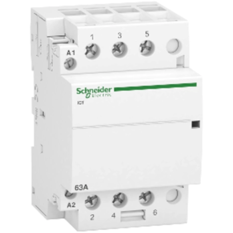  A9C20863 A9C20863 ICT 63 A 3 NO 220..240 V 50 Hz kontaktor ICT 63A 3NO 220..240V 50Hz kontaktor. grupa proizvoda: Acti 9 - ime proizvoda: Acti 9 iCT - tip proizvoda ili komponente: kontaktor - primena uređaja: motor - grejanje -hlađenje - tip mreže: AC - tip upravljanja: daljinsko upravljanje.