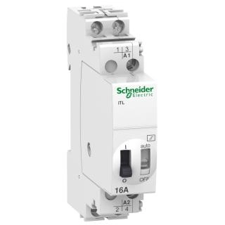  A9C30212 A9C30212 Impulsni relej iTL - 2P - 2 NO - 16A - kalem 24 VDC - 48 VAC 50/60Hz Tip proizvoda ili komponente	
Impulsni relej
Kratko ime uređaja	
ITL
Primena uređaja	
Standardno
Poles	
2P
Raspored kontakata	
2 NO
[in] nazivna struja	
16 A
Tip mreže	
AC
Napon upravljačkog kola	
48 V AC 50/60 Hz
24 V DC
Dopunske informacije
Mrežna frekvencija	
50/60 Hz
[ue] nazivni napon	
250 V AC 50/60 Hz
Tip upravljanja	
Daljinsko i ručno upravljanje
Isključenje kalema
Tip kontrolnog signala	
Impuls
Frekvencija preklapanja	
100 prekidačkih operacija/dan
5 prekidačkih operacija/min
Trajanje impulsa	
50 ms...1 s