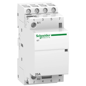  A9C20137 A9C20137 ICT 25 A 4 NC 24 V 50 Hz kontaktor ICT 25A 4NC 24V 50Hz kontaktor. grupa proizvoda: Acti 9 - ime proizvoda: Acti 9 iCT - tip proizvoda ili komponente: kontaktor - primena uređaja: motor - grejanje -hlađenje - [Ie] nazivna radna struja: 25 A AC-7A - raspored kontakata: 4 NC - tip mreže: AC - tip upravljanja: daljinsko upravljanje.