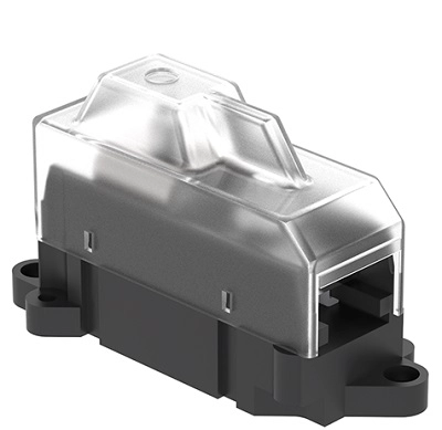  MAJ1185S10 MAJ1185S10 Konektor za rad u teskim uslovima, izolovan OLI185 AL/Cu 1x95-185mm2 IP20 OLI connection terminals in an insulating sleeve are designed for connecting copper and aluminum conductors with a nominal cross-section from 6 to 300 mm2. The terminals are used to connect copper or aluminum cables with flexible busbars or cables with eyes. The individual parts are made of stainless steel (yoke), copper (bridge), steel (screw) and plastic (case). These terminals are designed for heavy duty use. The terminals allow the clamping of stranded conductors without the need for end preparation (clamping with the flat surface of the washer, not with the point surface of the screw). The degree of protection of OLI connection terminals is IP20.

Materijal žice Al/Cu
Poprečni presek min. (mm²) 95
Poprečni presek mak. (mm²) 185
Ulazna žica min. (mm²) 95
Ulazna žica mak. (mm²) 185
Broj priključaka 1
Nazivna struja (A) 400
Nazivni napon (V) 690
Radna temperatura (°C) 80
Materijal Nerđajući čelik, kalajisan bakar, poliamid PA66, polikarbonat
Način montaže DIN šina, vijak
Širina artikla (mm) 49
Dužina artikla (mm) 113
Visina predmeta (mm) 67
Težina predmeta (g) 237
Šesterokutni vijak 5
Moment zatezanja (Nm) 40 Nm
IP ocena IP20
