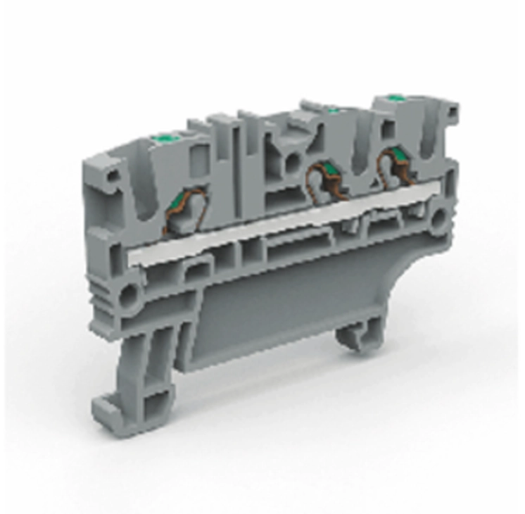  EFC210GR EFC210GR Ubodna prolazna redna klema EFC.2 / 1 + 2GR siva 1 ulaz, 2 izlaza 2,5 mm² 