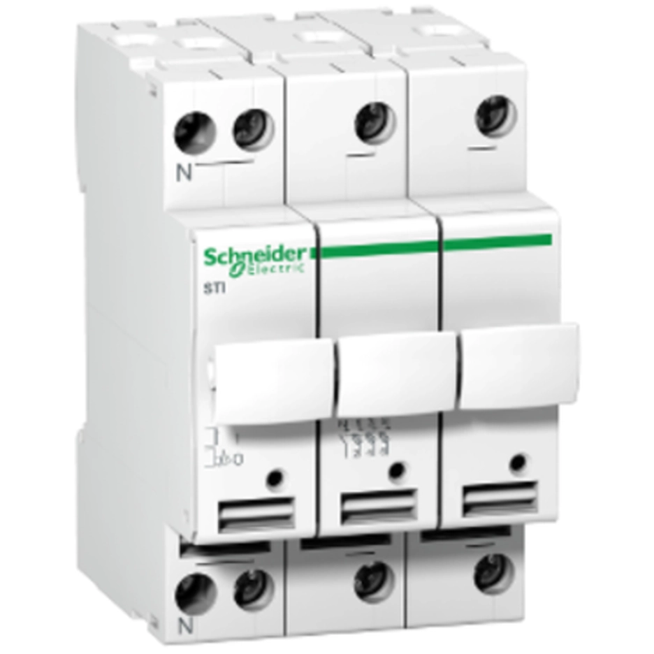 A9N15658 A9N15658 Acti 9 - rastavljač sa osiguračima STI - 3P + N - 25 A-za osigurače 10.3 x 38 mm Acti 9, rastavljač sa osiguračima STI, 3p+N, 25A-za osigurače 10,3x38mm. grupa proizvoda: Acti 9 - tip proizvoda ili komponente: rastavljač sa osiguračima.
