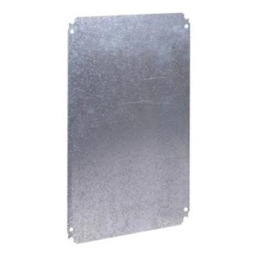  NSYPMM1510 NSYPMM1510 Metalna montažna ploča za PLA orman V1500xŠ1000mm Tip proizvoda ili komponente	
Montažna ploča
Primena uređaja	
Više namena
Za ormane nazivnih dimenzija	
-
Lokacija za montiranje	
Kliznica
Zadnji umeci
Opis montažne ploče	
Ravna
Kompatibilnost grupe proizvoda	
Thalassa PLA
Sastav uređaja	
1 montažna ploča
Materijal	
Galvanizovani čelik
Dopunske informacije
Način fiksiranja	
Sa zavrtnjima bez matice - tip zavrtnja M8 - na predviđenom mestu na zadnjoj strani lokacija
Dopustivo trajno opterećenje	
150 kg
Visina	
1500 mm nazivno:
1390 mm ukupno:
Širina	
1000 mm nazivno:
875 mm ukupno:
Dubina	
125 mm ukupno:
Debljina	
25 mm