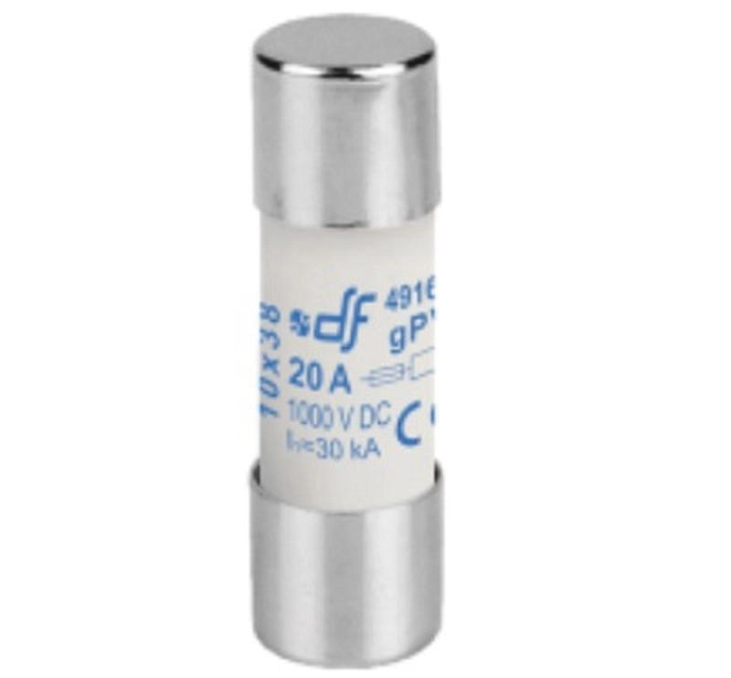 M491630 M491630 Topljivi osigurač 16A, 10x38 za PV aplikacije 1000V DC Nazivni prekidni kapacitet (A) 30
Radna temperatura (°C) -40 ÷ +80
Težina (g) 8
IEC/EN 60269-1, IEC/EN 60269-6 sertifikat