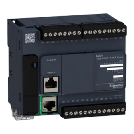  TM221CE24T TM221CE24T Kontroler M221 24 IO tranzistorski PNP Ethernet Kontroler M221 24 IO tranzistorski PNP Ethernet. grupa proizvoda: Modicon M221 - tip proizvoda ili komponente: logički kontroler - tip digitalnog izlaza: tranzistor.