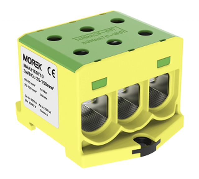 MAA3150Y10 MAA3150Y10 OTL150-3 3xAl/Cu 25-150mm2 žuto/zelena 1000V stezaljka univerzalna 1P trostruka