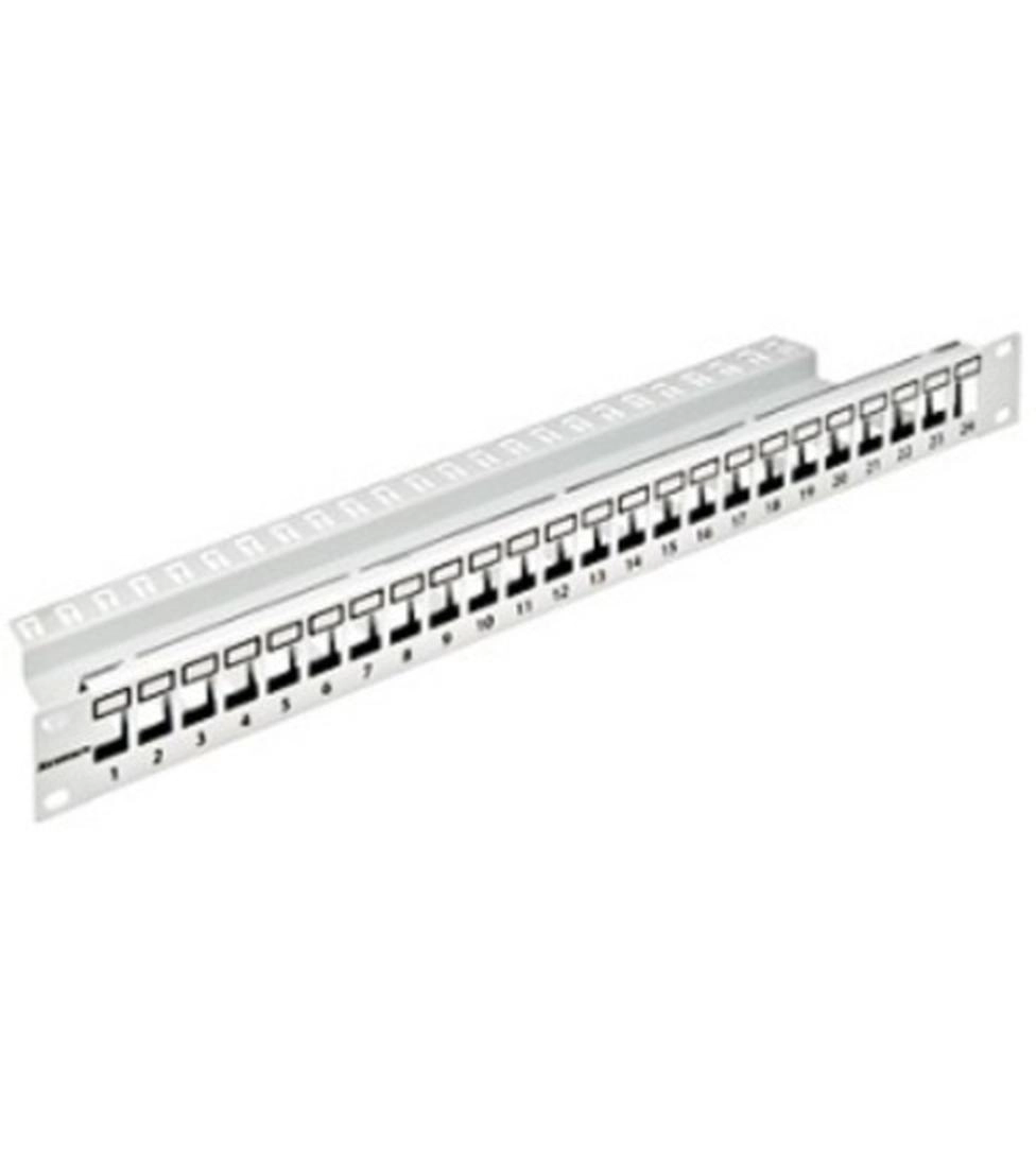  HSER0240GP HSER0240GP TOOLLESS LINE-19 Neto širina	483,00mm
Neto visina	44,00mm
Neto dubina	91,00mm
Neto težina	0,75kg
Min. temperatura okoline	-10°C
Maks. temperatura okoline	70°C
Proizvod	Prespojni panel
SCHRACK Format	SFA, SFB
Montaža	19''
Portovi	24
Boja	RAL 7035