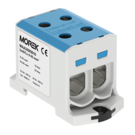  MAA2150B10 MAA2150B10-2 2xAl/Cu 25-150mm2 plava 1000V univerzalna stezaljka 1P dvostruka 