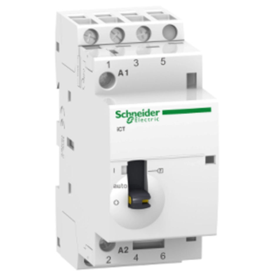  A9C21833 A9C21833 ICT 25 A 3 NO 220..240 V 50Hz MO kontakt ICT 25A 3NO 220..240V 50Hz MO kontakt. grupa proizvoda: Acti 9 - ime proizvoda: Acti 9 iCT - tip proizvoda ili komponente: kontaktor - primena uređaja: motor - grejanje -hlađenje - [Ie] nazivna radna struja: 25 A AC-7A - tip mreže: AC - tip upravljanja: daljinsko i ručno upravljanje.
