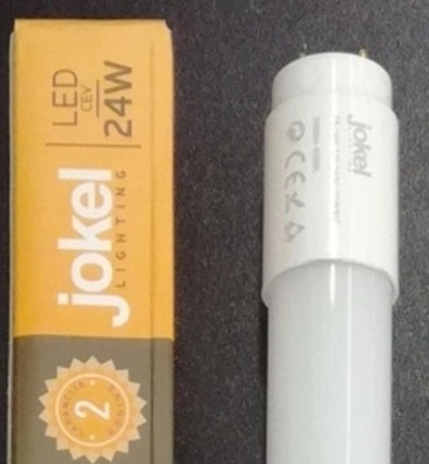  T8-24-4000K T8-24-4000K T8-24W Jokel LED cev G13 220-240V 24W 4000K 2400Lm jednostrano nap Led cev T8
Napon:185-265V 50HZ 
Snaga: 24W 
P/F>0.9 
Jačina svetlosti:2400lm 
Indeks reprodukcije boje:Ra>80 
Boja svetla:4000K 
SMD2835
Materijal: Staklo
Dimenzije: Φ28*1514 
Napajanje cevi: jednostrano
CE RoHS