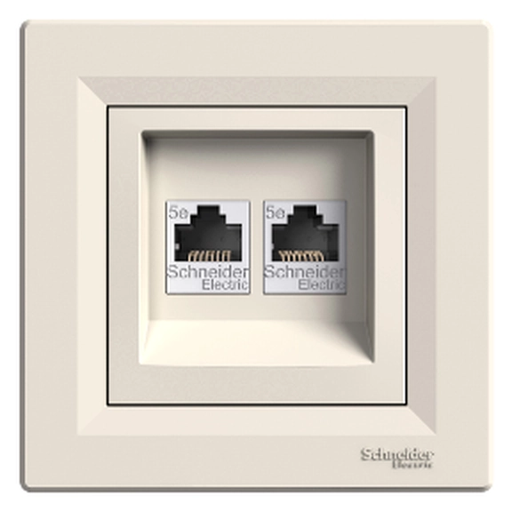  EPH4400123 EPH4400123 Asfora - dupla komunikaciona utičnica - RJ45 kat. 5e UTP bež Tip proizvoda ili komponente	
Komunikacione utičnice
Primena uređaja	
Komunikacija
Prezentacija uređaja	
Kompletan proizvod
Tip oklopa kabla	
UTP
Tip komunikacione utičnice	
RJ45
Nijansa boje	
Cream
Tip pakovanja	
Pakovanje u kesicama
Dopunske informacije
Montaža uređaja	
Ugradno
Broj utičnica	
2
Komunikaciona kategorija mreže	
5e