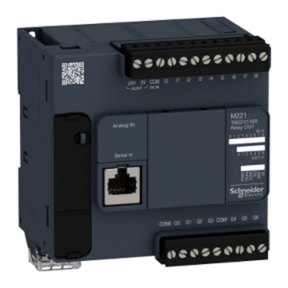  TM221C16R TM221C16R Kontroler M221 16 IO relejni Kontroler M221 16 IO relejni. grupa proizvoda: Modicon M221 - tip proizvoda ili komponente: logički kontroler - tip digitalnog izlaza: relej normalno otvoren.