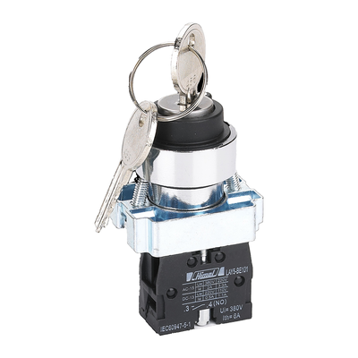  HLAY5BG25 Prekidač fi22 sa ključem 0-1 1NO 1NC HLAY5-BG25 HIMEL 