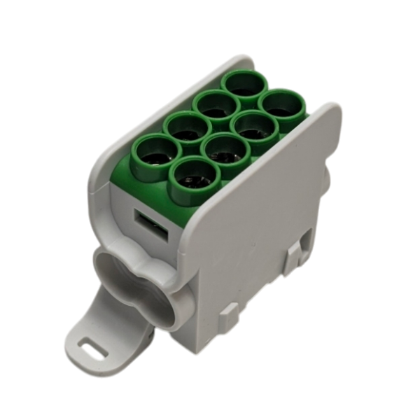  MAG1251G00 HLAK25 1P green 2xAl/Cu 25mm²+16mm² 1000VAC/1500VDC Main branch terminal 