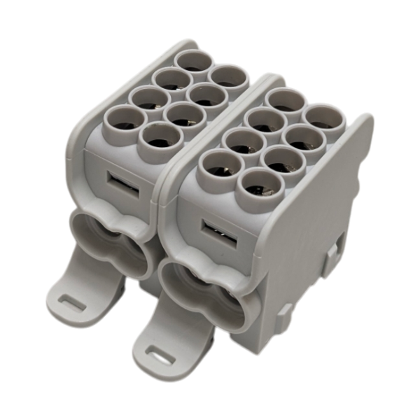  MAG2252A00 HLAK25 2P grey 2xAl/Cu 25mm²+16mm² 1000VAC/1500VDC Main branch terminal 