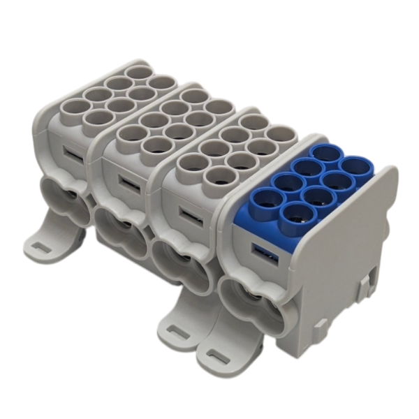  MAG4253AB0 HLAK25 4P grey, blue 2xAl/Cu 25mm²+16mm² 1000VAC/1500VDC Main branch terminal 