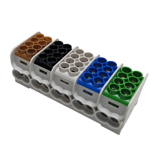  MAG5251CSX HLAK25 5P brown, black, grey, blue, green 2xAl/Cu 25mm²+16mm² 1000VAC/1500VDC Main branch terminal 