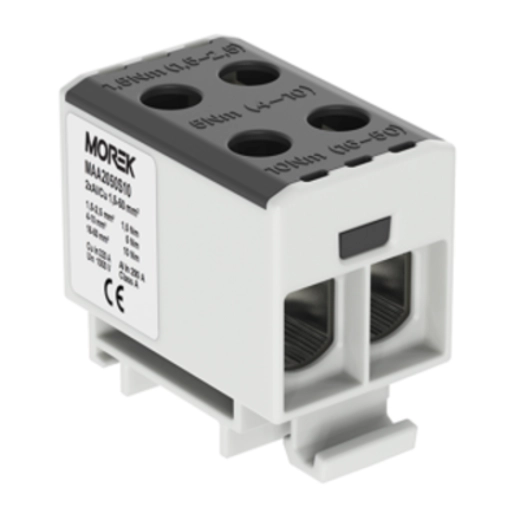  MAA2050S10 MAA2050S10  OTL50-2 2xAl/Cu 1,5-50mm2 crna 1000V univerzalna stezaljka 1P dvostruka 