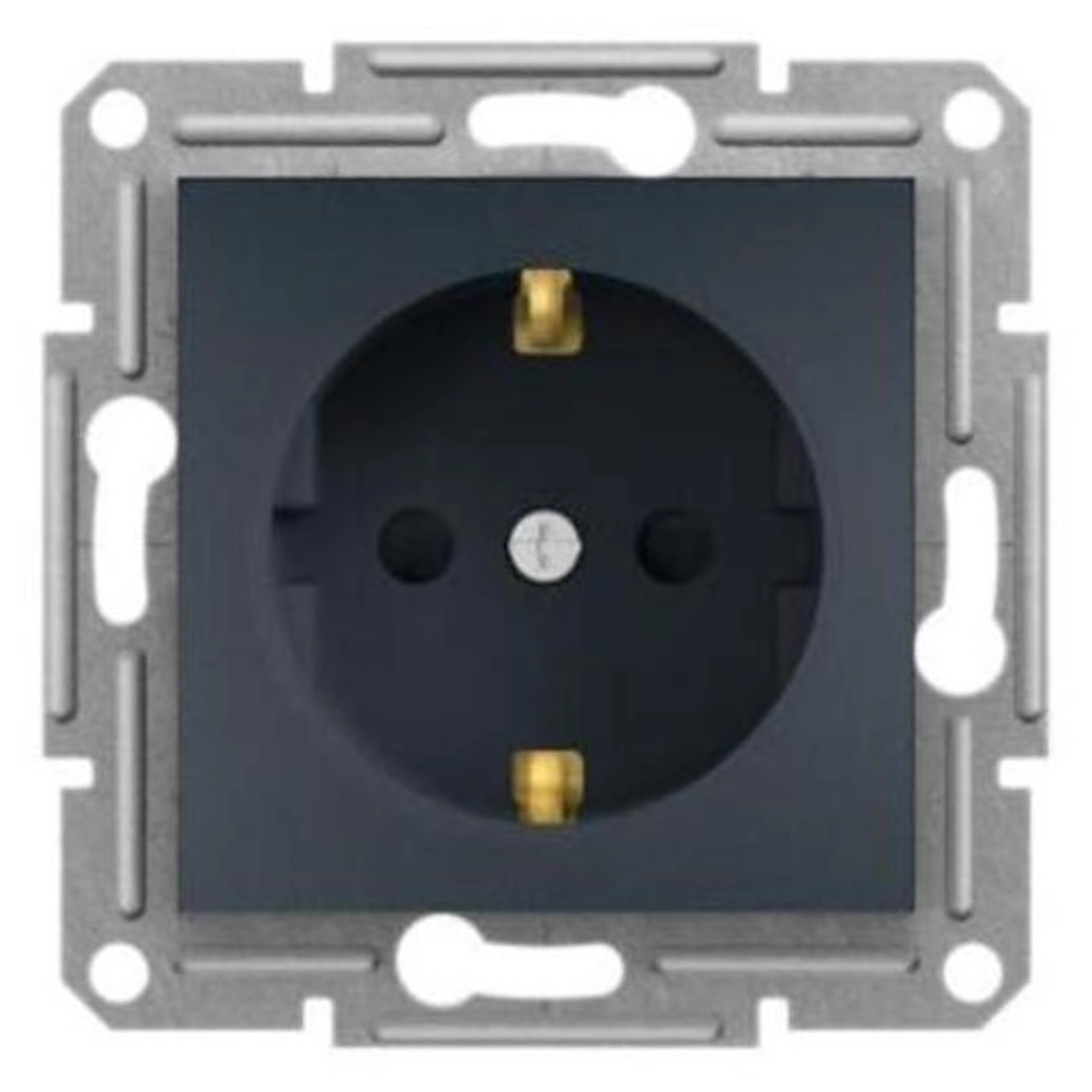  EPH2900271 EPH2900271 Jednostruka utičnica sa uzemljenjem sa strane sa zaštitom, bez rama, antracit Tip proizvoda ili komponente	
Utičnica
Opis standarda utičnice	
Uzemljenje sa strane
Konfiguracija polova utičnice	
2P + E sa zaštitom
Prezentacija uređaja	
Mehanizam sa montažnim ramom
Dodatne informacije	
Zaštita
Nijansa boje	
Antracit
Tip pakovanja	
Pakovanje u kesicama
Dopunske informacije
Broj utičnica	
1
Montaža uređaja	
Ugradno
Opseg snage	
3680 W
Nazivna struja	
16 A pri 250 V AC
Povezivanje - priključci	
Vijčani priključci