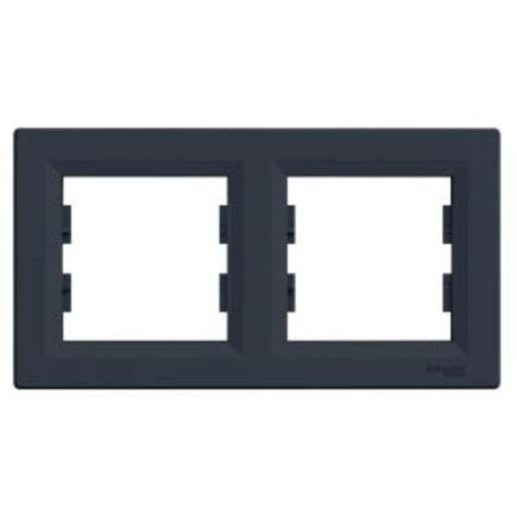  EPH5800271 EPH5800271 Asfora - horizontalni ram za 2 elementa, antracit ip proizvoda ili komponente	
Dekorativni ram
Nijansa boje	
Antracit
Tip pakovanja	
Pakovanje u kesicama
Dopunske informacije
Broj grupa	
2 gangs horizontal
Materijal	
ABS (akrilonitril-butadien-stiren): dekorativni ram
Završna obrada	
Sjajno