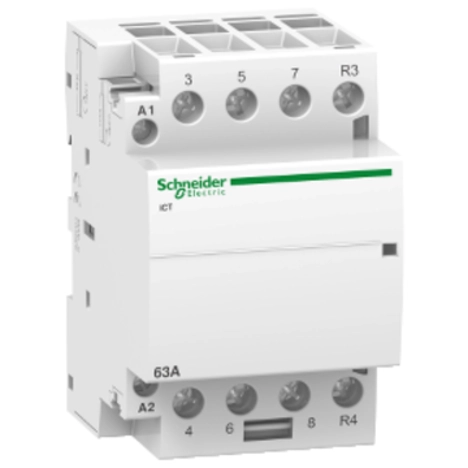  A9C20869 A9C20869 ICT 63 A 3 NO+1 NC 220..240 V 50 Hz kontaktor ICT 63A 3NO+1NC 220..240V 50Hz kontaktor. grupa proizvoda: Acti 9 - ime proizvoda: Acti 9 iCT - tip proizvoda ili komponente: kontaktor - primena uređaja: motor - grejanje -hlađenje - raspored kontakata: 3 NO + 1 NC - tip mreže: AC - tip upravljanja: daljinsko upravljanje.
