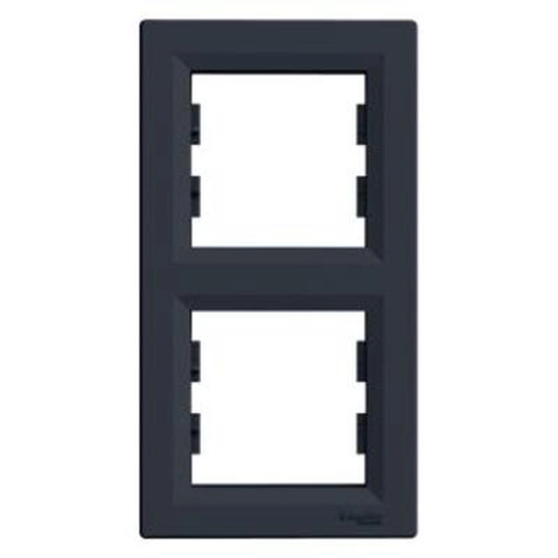  EPH5810271 EPH5810271 Asfora - vertikalni ram za 2 elementa, antracit Tip proizvoda ili komponente	
Dekorativni ram
Nijansa boje	
Antracit
Tip pakovanja	
Pakovanje u kesicama
Dopunske informacije
Broj grupa	
2 gangs vertical
Materijal	
ABS (akrilonitril-butadien-stiren): dekorativni ram
Završna obrada	
Sjajno