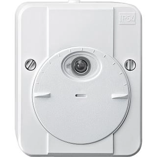 MTN544819 MTN544819 ARGUS svetlosni prekidač, kašnjenje uključenja, polarno beli Ukoliko želite da upravljate spoljnim osvetljenjem efikasno i upravo onda kada Vam je to neophodno, Merten ARGUS svetlosni prekidač sa tajmerom je uređaj koji vam je potreban. On obuhvata funkcije svetlosnog prekidača i tajmera: u zavisnosti od godišnjeg doba, spoljno osvetljenje se aktivira pri sumraku i isključuje se tokom noći u podešeno vreme. Ujutru se odvija suprotan proces: osvetljenje se aktivira u određeno vreme svaki dan (na primer u 5 časova) i isključuje se automatski u zoru.