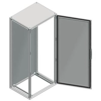  NSYSF18440 NSYSF18440 Spacial SF orman bez montažne ploče - sastavljen - 1800x400x400 mm Tip proizvoda ili komponente	
Pogodan orman
Nazivna visina ormana	
1800 mm
Nazivna širina ormana	
400 mm
Nazivna dubina ormana	
400 mm
Montaža ormana	
Slobodnostojeći
Sastav uređaja	
1 okvir ormana
1 zadnji panel
1 krov
1 sistem za zabravljivanje sa ručicom: vrata
1 vrata
Dopunske informacije
Strukturni tip	
Paneli i vrata ugrađeni u konstrukciju
Formirano iz jednog dela
Vertikalni nosači spojeni na gornji i donji deo rama
Perforirana konstrukcija sa razmakom od 25 mm
Tip vrata	
Ravna prednji deo
Broj vrata	
Prednji deo: 1 vrata
Otvaranje vrata	
Reverzibilno (120 °)
Tip brave	
Zaključavanje u 4 tačke, ručica sa umetkom 5 mm dvostruki prorez prednja vrata
Opis montažne ploče	
Bez montažne ploče
Tip uvodne ploče	
Bez ploče sa uvodnicama
Dostupnost za operacije	
Zadnji deo
Prednji deo
Strane ormana