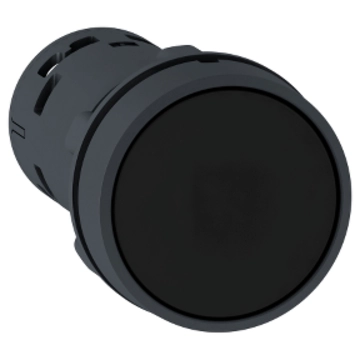  XB7NA21 XB7NA21 Taster - sa povratkom, crni - 1NO Taster, sa povratkom, crni, 1NO. tip proizvoda ili komponente: taster - prečnik za montiranje: 22 mm - IP stepen zaštite: IP20 (zadnji deo) u skladu sa IEC 60529, IP65 (prednji deo) u skladu sa IEC 60529 - povezivanje - priključci: vijčani priključni blokovi : <= 2 x 1.5 mmÂ˛ sa kablovskim završetkom u skladu sa EN/IEC 60947-1 - prezentacija uređaja: monolitni proizvod.