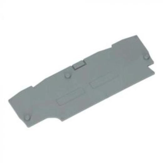  EFC421GR EFC421GR Krajnja ploč. za ubod. klemu EFC.4/2+2/PT/GR siva 4 mm² Cabur 