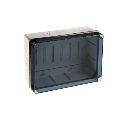  IDEEXT322 IDEEXT322 RAZVODNA KUTIJA 328x239x129 IP67 PROVIDNA SA MEST.ZA UV. H.FREE 