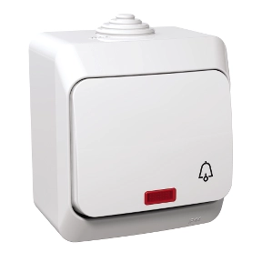  WDE000515 WDE000515 Cedar Plus - jednopolni taster - 16A, lokatorska lampica, simbol zvona, beli Cedar Plus, jednopolni taster, 16A, lokatorska lampica, simbol zvona, beli. signalna lampica: lokatorska lampica.