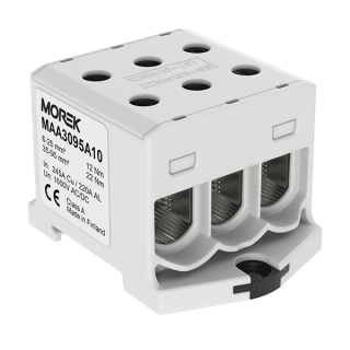  MAA3095A10 MAA3095A10 OTL95-3 3xAl/Cu 6-95mm2 siva 1000V stezaljka univerzalna 1P trostruka 