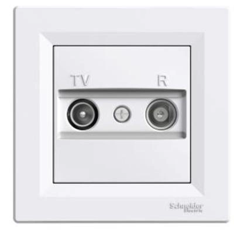  EPH3300221 EPH3300221 Asfora - TV/R prolazna - 4dB bela Tip proizvoda ili komponente	
TV/R utičnica
Prezentacija uređaja	
Kompletan proizvod
Tip tv utičnice	
Prolazna utičnica
Dodatne informacije za uređaj	
Za paralelne razvodne sisteme
Nijansa boje	
Bela
Tip pakovanja	
Pakovanje u kesicama
Dopunske informacije
Montaža uređaja	
Ugradno
Broj utičnica	
2
Tv priključak	
Muški IEC 9.52 mm
Radio priključak	
Ženski IEC 9.52 mm
Slabljenje	
4 dB
Dc struja	
Ne
Broj po liniji	
4