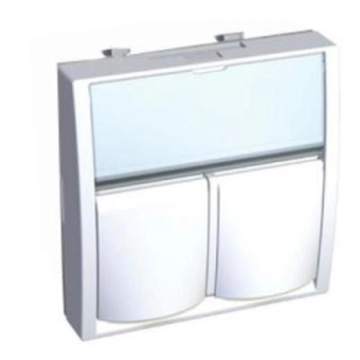  ALB45384 ALB45384 poklopac za dvostruku RJ45 Altira, sa poklopcem RJ45 konektora, dvostruka, Infraplus. grupa proizvoda: Altira - tip proizvoda ili komponente: RJ45 poklopac komunikacione priključnice - prezentacija uređaja: mehanizam.