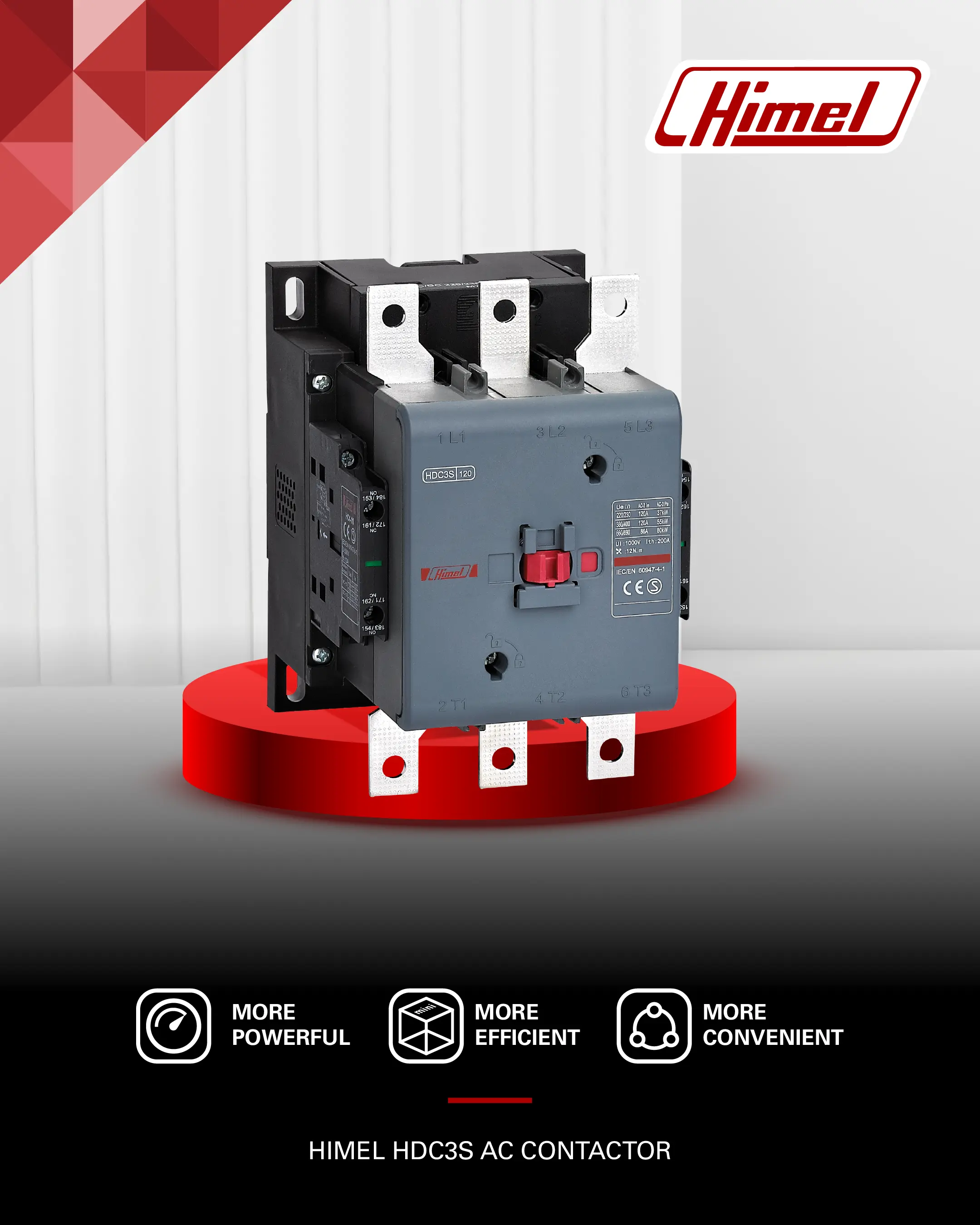 Himel kontaktori za upravljanje električnim motorima